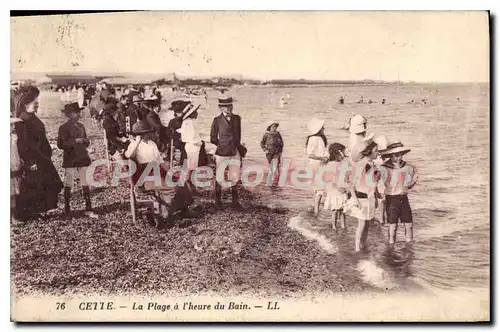 Ansichtskarte AK Cette La Plage A I'Heure Du Bain SETE