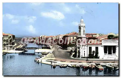 Cartes postales Sete Le Palais Consulaire Et Le Canal