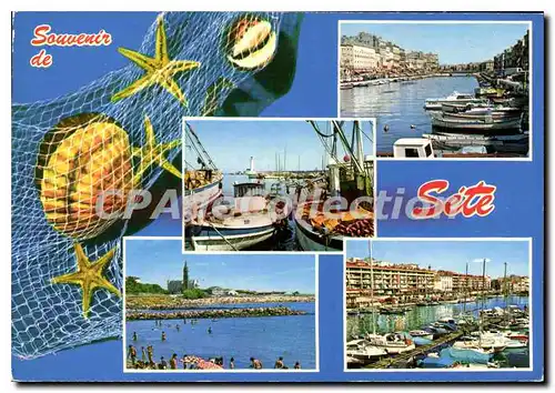 Cartes postales moderne Sete souvenir