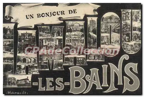 Cartes postales Lamalou Les Bains Un Bonjour De