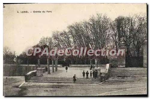 Cartes postales Lunel Entree Du Parc