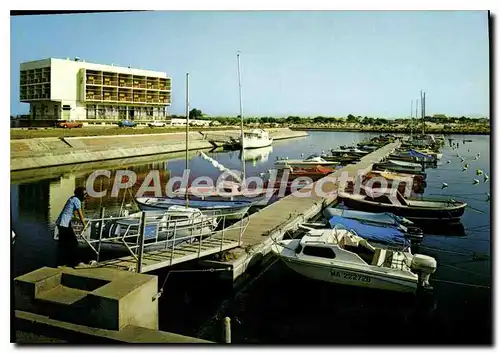 Moderne Karte Marseillan Plage Le Port De Plaisance