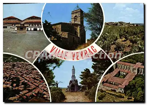 Cartes postales moderne Villeveyrac Cave Cooperative L'Eglise Vue Generale