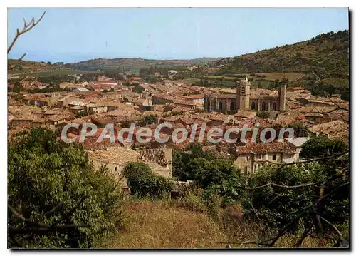 Moderne Karte Clermont L'Herault Vue Generale