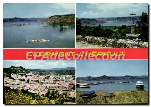 Moderne Karte Clermont L'Herault Barrage Et Lac Salagou