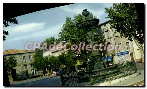 Cartes postales moderne Saint Andre De Sangonis La Place Du March� Au Fond La Mairie