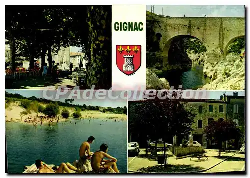 Cartes postales moderne Gignac Et Les Gorges De I'Herault