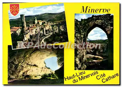 Cartes postales moderne Minerve Cite Cathare Vue Generale Les Tunnels