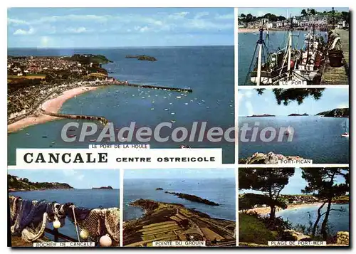 Cartes postales moderne Cancale Le Port plage