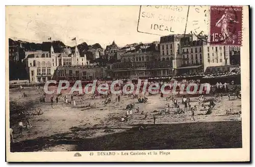 Cartes postales Dinard Les Casinos Et La Plage