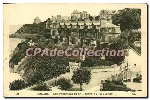 Cartes postales Dinard Les Terrasse Et La Pointe Du Moulinet