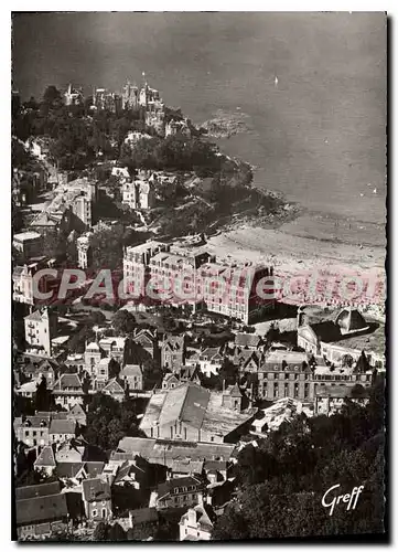 Cartes postales moderne Dinard La Plage Et Pointe De La Malouine