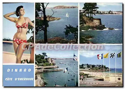 Cartes postales moderne Dinard Vue Prise De La Vicomte