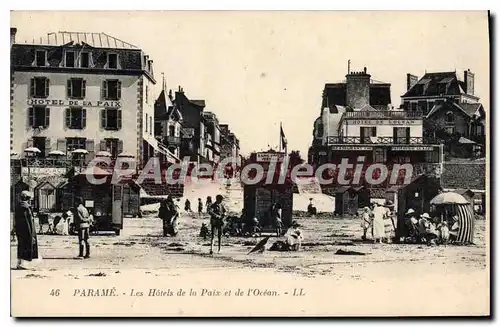 Cartes postales Parame Les Hotels De La Paix Et De I'Ocean