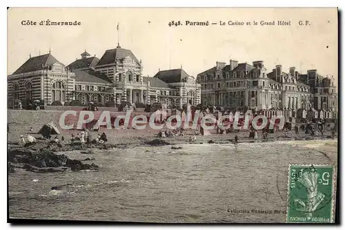 Cartes postales Parame Le Casino Et Le Grand Hotel