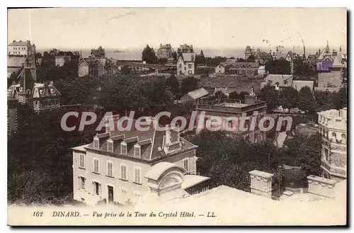 Cartes postales Dinard Vue Prise De La Tour Du Crystal Hotel