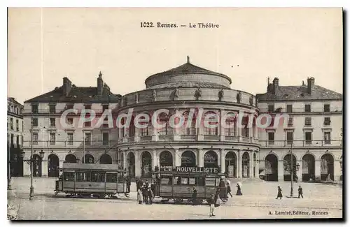 Cartes postales Rennes Le Theatre