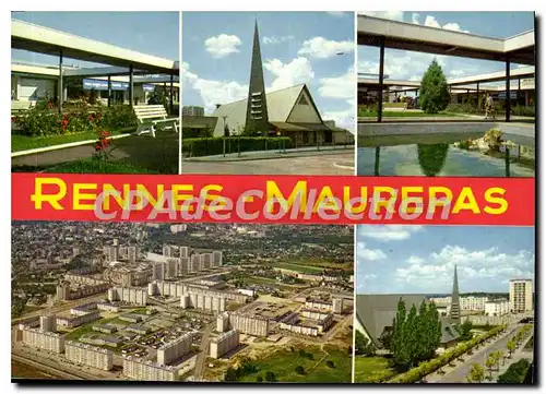 Moderne Karte Rennes La Cite De Maurepas