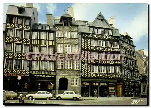 Moderne Karte Rennes Place Du Champ Jacquet