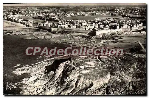 Cartes postales Saint Malo VUe Aerienne Le Grand Be