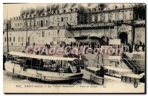 Cartes postales Saint Malo Les Vedettes Dinardaises Porte De Dinan