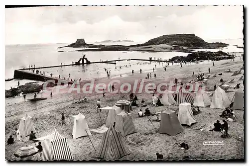 Cartes postales Saint Malo Plage Bon Secours Et Le Grand Bey