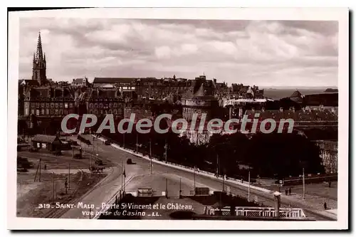 Cartes postales Saint Malo Porte St Vincent Et Le Chateau