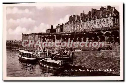 Cartes postales Saint Malo Le Ponton Des Vedettes