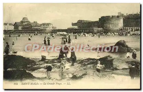 Cartes postales Saint Malo La Grande Plage