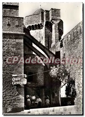 Cartes postales moderne Saint Malo Cite Corsaire Entree Du Musee Quic En Groigne