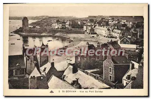 Cartes postales Saint Servan Vue Au Port Solidor