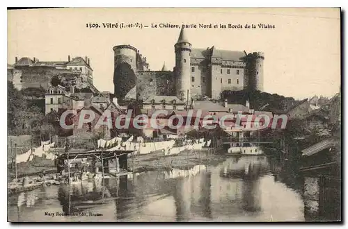 Ansichtskarte AK Vitr� Le Chateau Partle Nord Et Les Bords De La Vilaine