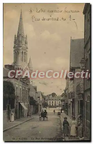 Cartes postales Vitr� La Rue Bertrand d'Argentie