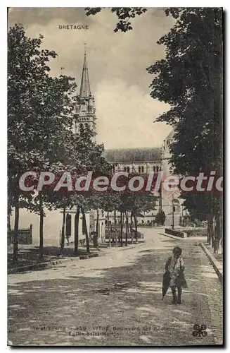 Cartes postales Vitr� boulevard des Rochers