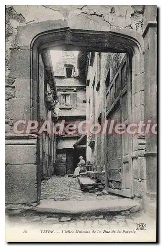 Cartes postales Vitr� Vieilles Maisons De La Rue De La Poterie