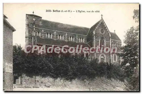 Ansichtskarte AK Betton L'Eglise Vue De Cote