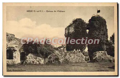 Cartes postales H�d� Ruines Du Chateau