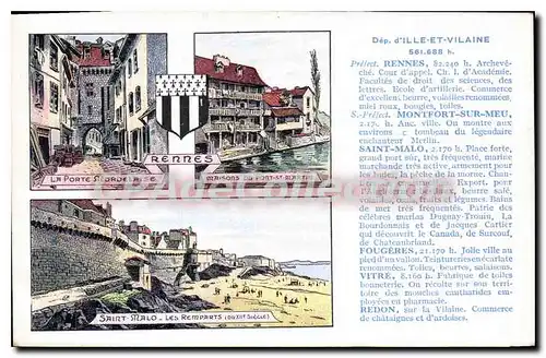 Cartes postales Rennes d�partement d'ILLE-ET-VILAINE