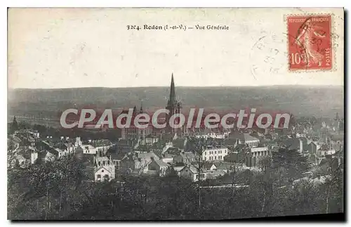 Cartes postales Redon Vue Generale