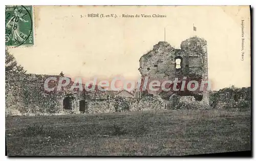 Cartes postales Hede Ruines Du Vieux Chateau