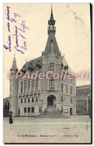 Ansichtskarte AK La Bretagne Redon L'Hotel De Ville