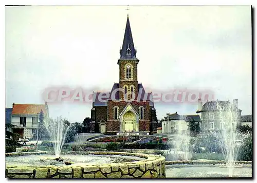 Moderne Karte Chartres De Bretagne L'Eglise