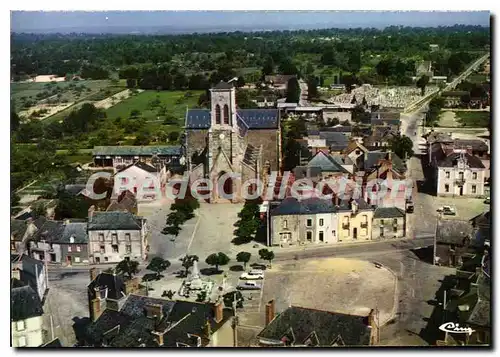 Moderne Karte Pipriac Vue Aerienne La Place