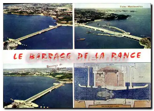 Cartes postales moderne Barrage De La Rance