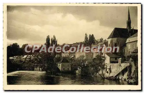 Cartes postales Argenton Eglise St Benoit Et Bords De La Creuse