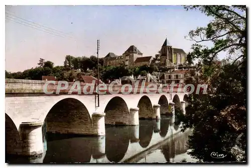 Cartes postales Le Blanc Le Pont Et Le Vieux Chateau