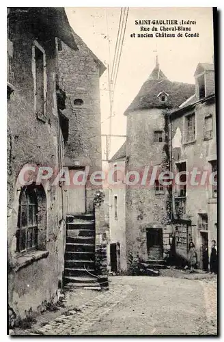 Cartes postales Saint Gaultier Rue Du Cheval Blanc