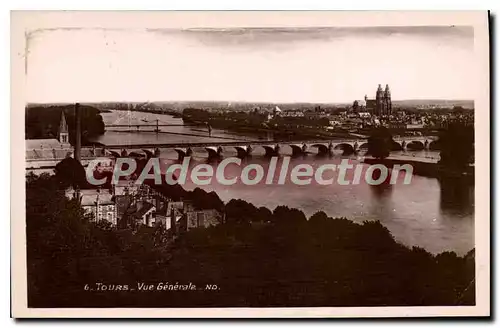 Cartes postales Tours Vue Generale