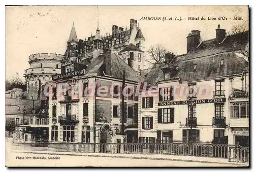 Cartes postales Amboise Hotel Du Lion d'or