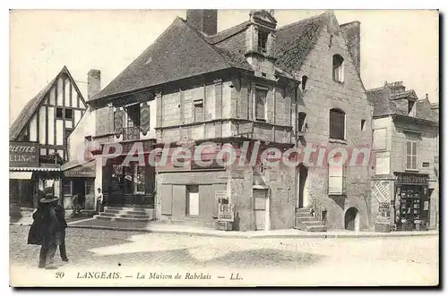 Ansichtskarte AK Langeais La Maison De Rabelais